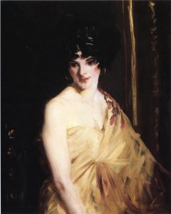 O in Black with Scarf (or Marjorie Organ Henri)