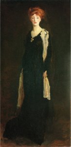 O in Black with Scarf (or Marjorie Organ Henri)